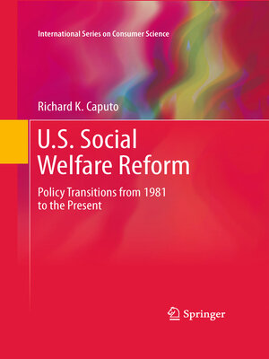 cover image of U.S. Social Welfare Reform